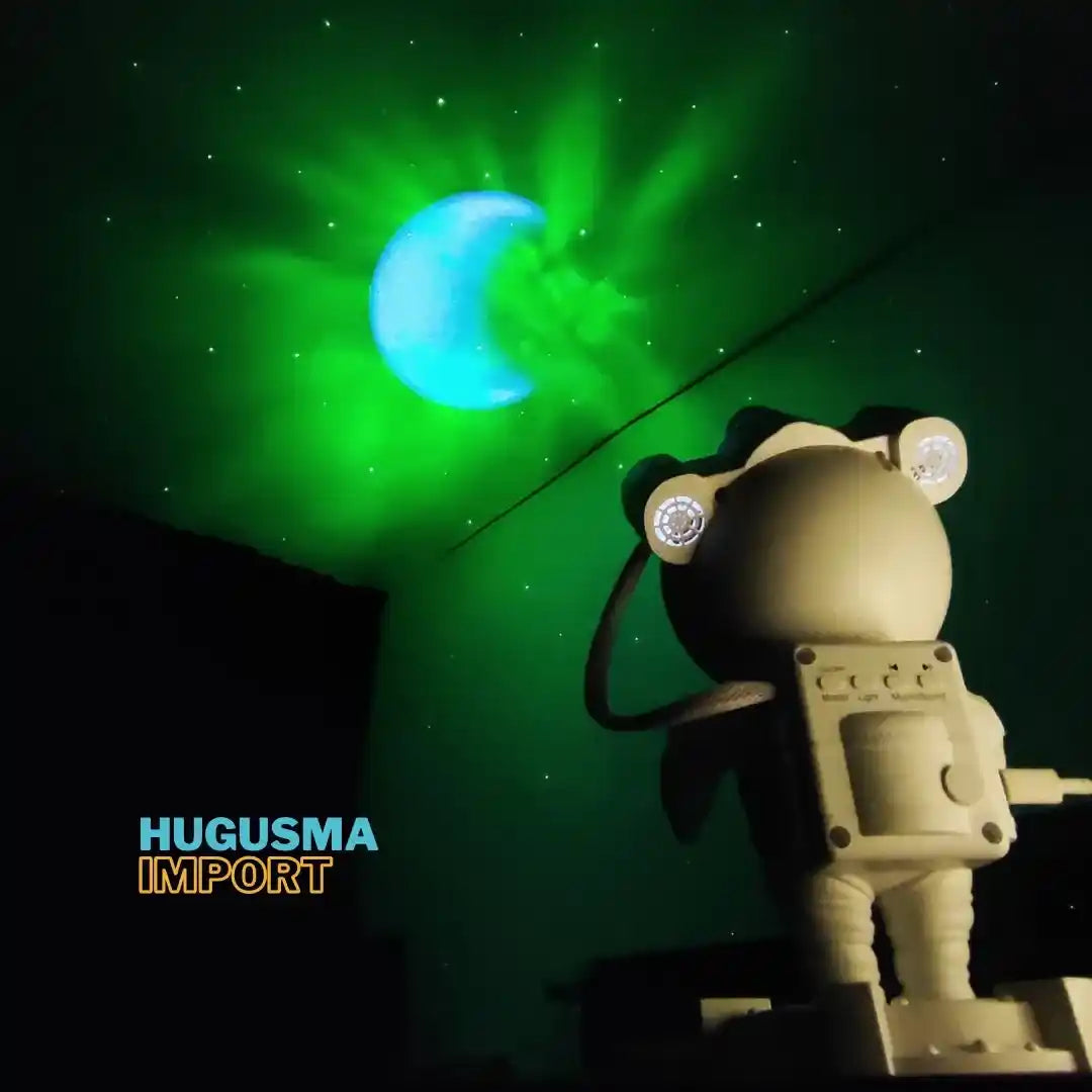 Proyector Parlante 4 en 1 - Luna Estrellas y Galaxias