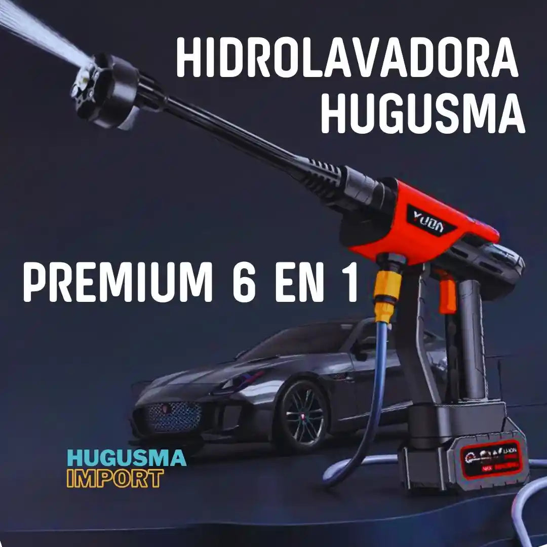 Hidrolavadora Portátil Premium 6 boquillas - Batería 120V Lantun