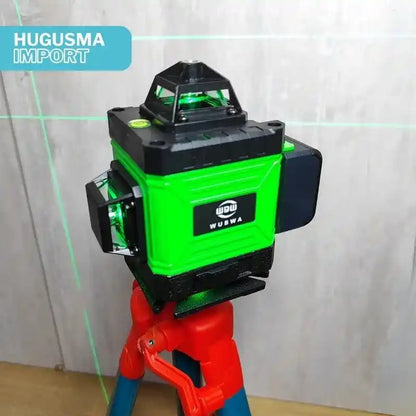 Nivel Laser 16 Líneas 360° Marca WUBWA+ Trípode de 1.30 de Regalo