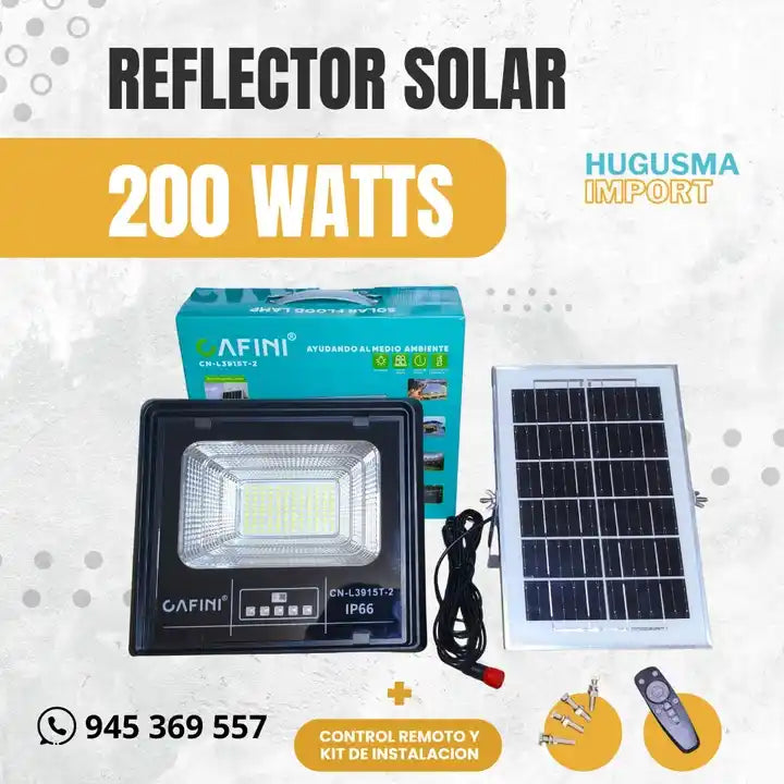 Reflector Solar de 200 Watts Cafini IP66