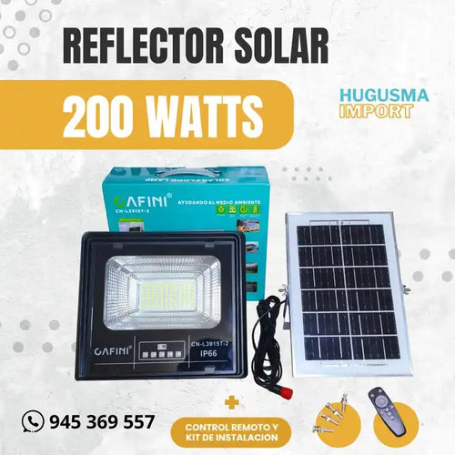 Reflector Solar de 200 Watts Cafini IP66