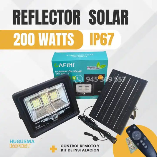 Reflector Solar de 200 IP67 Watts Cafini