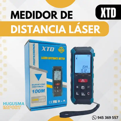 Wincha Láser con 100 metros de alcance Marca XTD