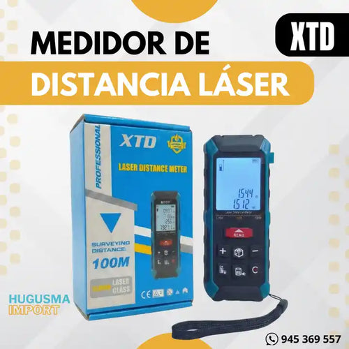 Wincha Láser con 100 metros de alcance Marca XTD