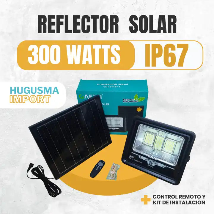 Reflector Solar de 300 Watts IP67
