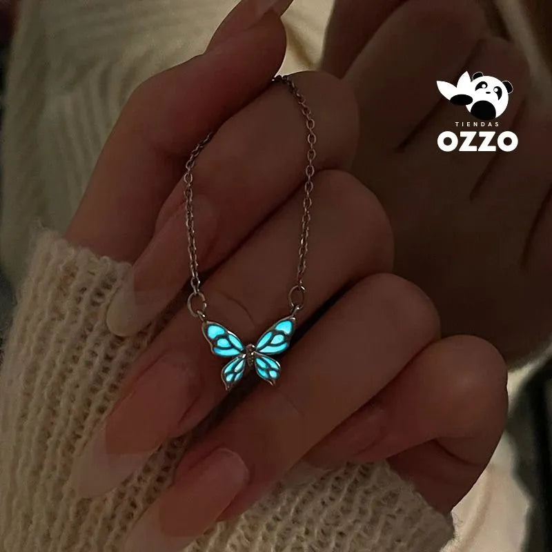 Collar de Lujo Mariposa Brillante - GlowFly