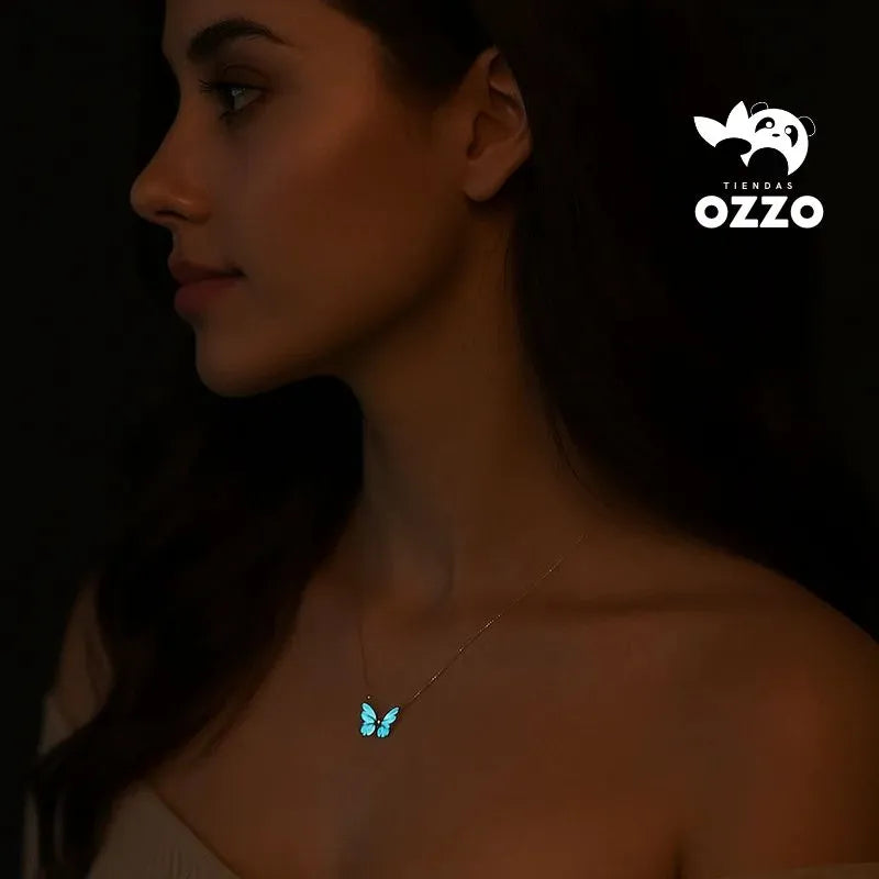 Collar de Lujo Mariposa Brillante - GlowFly
